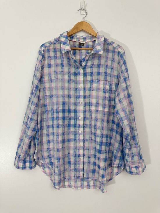 Anthropologie Pilcro The Cate Classic Buttondown Shirt - Picture 3 of 13